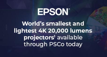 PSCo now distributing Epson EB-PQ2220B projector